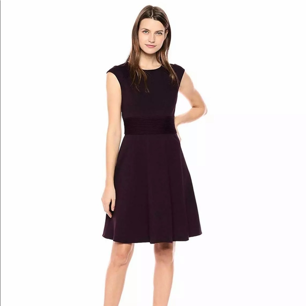 ELIZA J FIT AND FLARE CAP SLEEVE DRESS SIZE 2